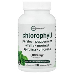 2 X Micro Ingredients, Chlorophyll, 240 Vegetarian Capsules