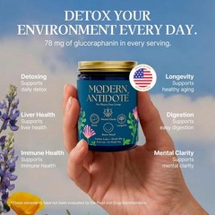 Modern Antidote Detox Drink Mix 28 Servings NAC DIM Sulforaphane