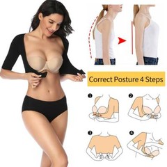 Womens Upper Arm Shaper Compression Sleeves Shapewear Crop Tops Arm Slimmer Vest
