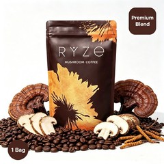 Adaptogenic Mushroom Coffee Powder 2000mg Six Mushroom Supplement