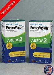 Preservision AREDS 2 / 210 Count Eye Vitamin Mini Soft gels | 2 Pack Free Ship