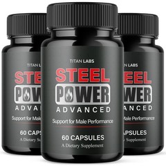 (3 Pack) Steel Power Advanced Male Health Support Supplement SteelPower 180 Caps