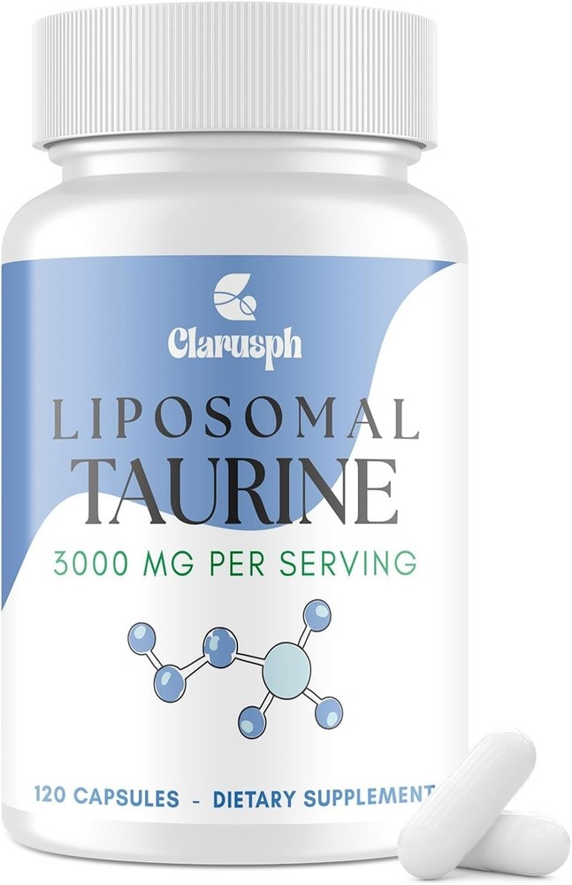 Taurine Supplement Liposomal Taurine 3000mg – High Dose Taurine Amino Acid Suppl
