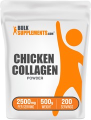 BulkSupplements Hydrolyzed Collagen (Chicken) Powder – 2500 mg Per Serving