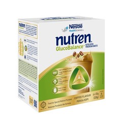 NESTLE Nutren GlucoBalance Coffee Flavour 330g (55g X 6’s) Formula Dietary Food