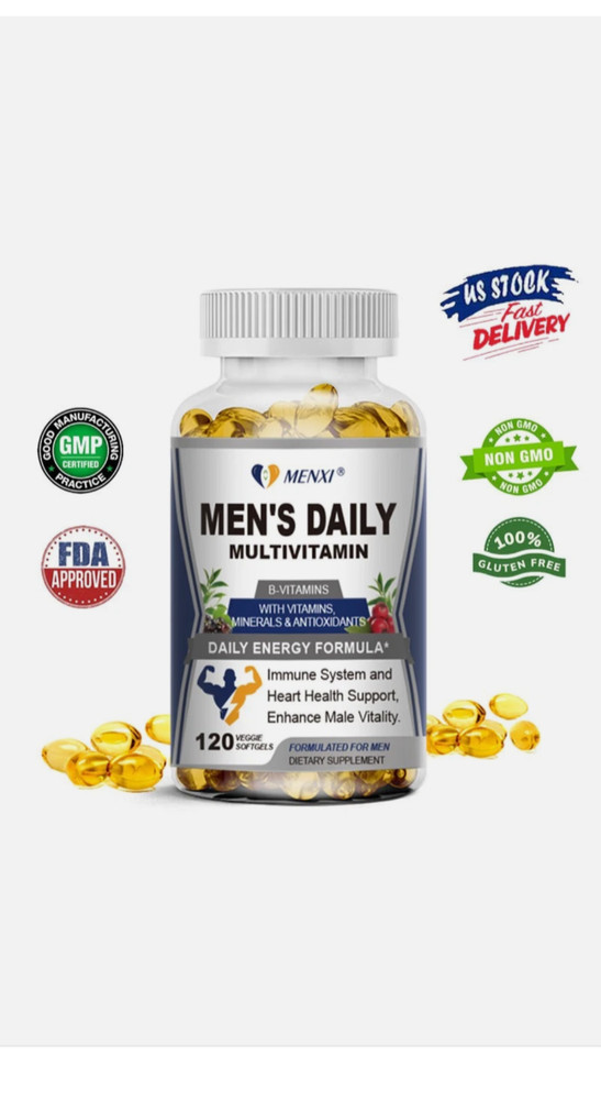 Multivitamin MultiMineral for Men, Daily Mens Vitamin Supplement: Non-GMO