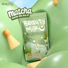 Dear Face Beauty Milk Premium Japanese Matcha Latte Powder Antioxidant Drink