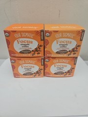 (4) Four Sigmatic Focus Organic Mushroom Coffee with Lion’s Mane (A17)