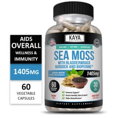 Organic Irish Sea Moss, Bladderwrack & Burdock, Thyroid & Immune Support
