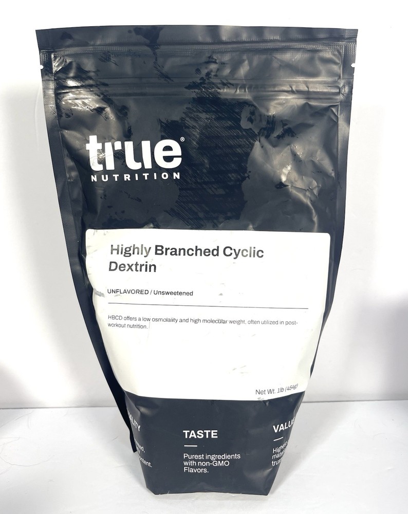 True Nutrition Highly Branched Cyclic Dextrin Carbohydrate Powder Exp 4/2027