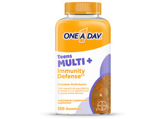 One A Day MULTI+ Teen Immunity Defense Gummy Multivitamin, 120 Count Exp 03/25