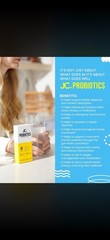 JC. Probiotic Powder Sachets Digestive Immune Gut Health Supplement Unisex Adult