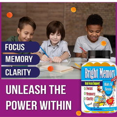 Brain Booster Supplement For Kids Teens,Support Memory,Focus,Calm,Mood -13/12/25