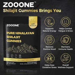 Shilajit Himalayan Gummies with Ashwagandha & Black Musli Gokshura – Natural Ene
