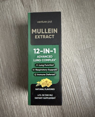 Venture Pal Mullein Extract Liquid, 12-in-1 Advanced Lung Complex, 4 fl oz