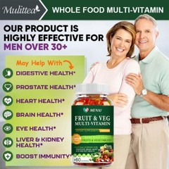 1-4Packs Fruits and Veggies Powerful Daily Supplement Vital Fruits & Veggies