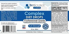 Complex Diet Drops – Natural Weight Management Drops Unisex 2 oz – Pack of 2