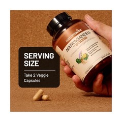 NatureWise Ashwagandha for Stress – With KSM-66 Extract, GABA, … FAST USA SHIP