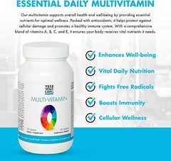 Yes You Can! Daily Multivitamins for Men and Women-Helps Assist Overall Health&W