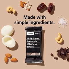 RXBAR Protein Bars, Protein Snack, Snack Bars, Chocolate Sea Salt, 18.3oz 10ct