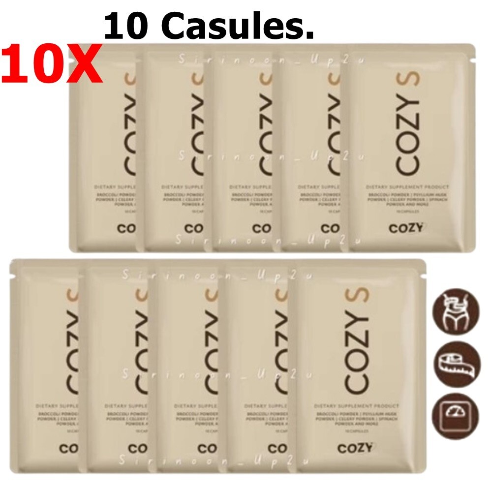10X Cozy S Dietary Supplement Control Weight Burn Block Natural Extracts Saft 10