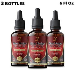 Man Bulge Mens Natural Tincture Herbal Drops 3 Pack 6 Fl Oz