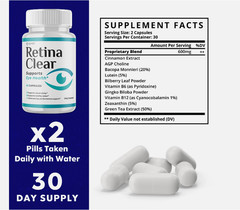 (3 Pack) Retina Clear Capsules, RetinaClear Eye Health Support (180 Capsules)