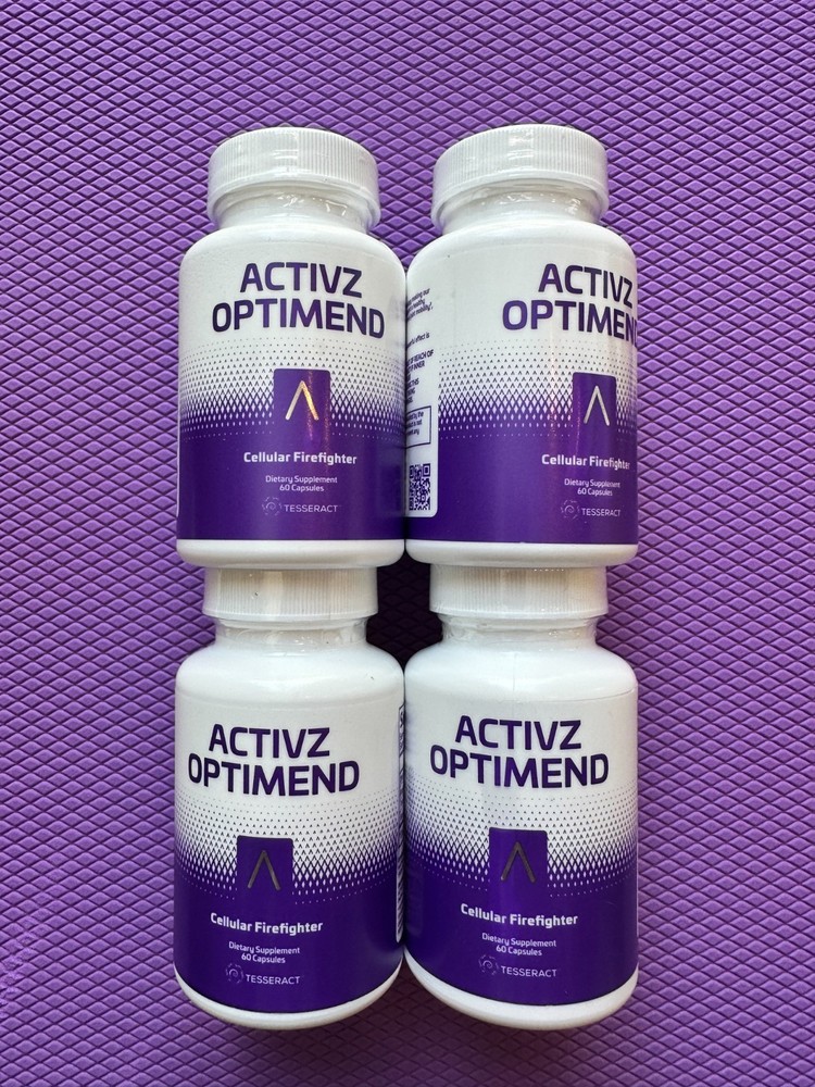 4 x Authentic Activz TRIFECTA-Optimend Cellular Firefighter, Exp 11/26