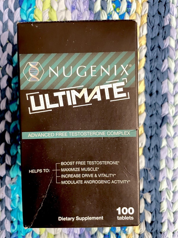 Nugenix Ultimate 100 Tablets BRAND NEW & SEALED EXP 6/2026