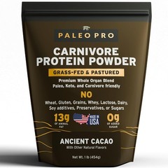 Delicious Ancient Cacao Protein – Sugar-Free, Grain-Free, Grass-Fed 1 lb Pouch