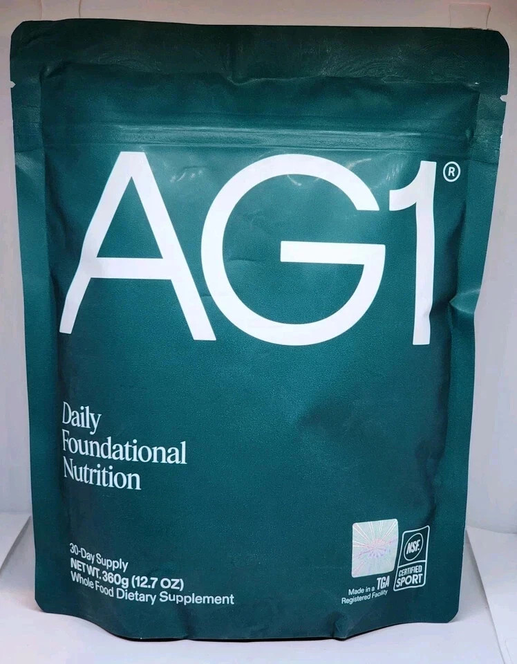 Authentic AG1 Athletic Greens Powder Pouch 12.7 oz 360g 30 Day Supply New Sealed