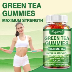 Green Tea Gummies – Weight Loss Fat Burner To Curb Cravings & Boost Metabolism
