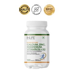 IN.LIFE Calcium Magnesium Zinc D3 K2 B12 120 Tablets