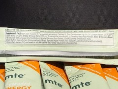 24pk MTE Mandarin Orange Energy Drink Powder Mix Focus Mood Recovery Exp 02/2027
