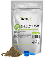 2X 500g (1000g 2.2lb) NEW 100% PURE REISHI MUSHROOM POWDER DETOX ORGANIC GROWN