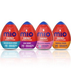 Mio Energy Water Enhancer Variety Pack, 1.62 fl oz, 4 Fl Oz (Pack of 4)