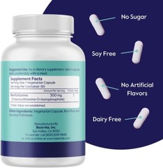 Bestvite Benfotiamine 300mg (120 Vegetarian Capsules) (2-Pack)-No Stearates