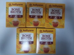 5 Boxes of Dr. Kellyann Bone Broth Collagen Powder Packets (35 Servings)