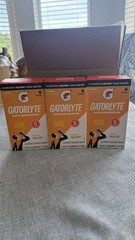Gatorlyte Rapid Rehydration Electrolyte Mix Orange, 6-Pack, 8-Box Lot