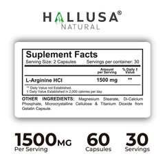 L- ARGININE – Supplement for Enhanced Performance – Essential Amino Acids