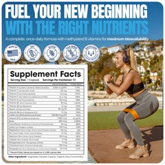 Bariatric Multivitamin Iron-Free (Once-a-day Vegetarian Capsule) Shiny Leaf