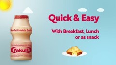 Yakult Probiotic Drink Nonfat 2.7 oz x 5 Bottles ( Pack of 12 )