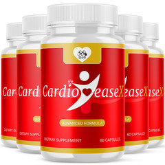 (5 Pack) Cardio Ease X Advanced Support Blood Supplement CardioEaseX 300 Caps