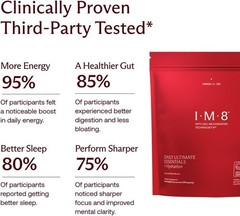 IM8 Daily Ultimate Essentials – All-in-1 Multivitamin Supplement (30 Servings)