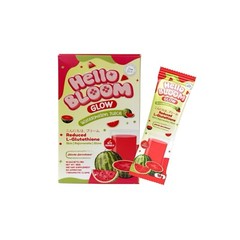 Hello BLOOM GLOW Watermelon Juice – Reduced L-Glutathione Drink (18g x 10 Sachet