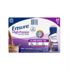 Ensure High Protein Nutrition Shake Milk Chocolate 8 floz 24 Pack Ready to Drink