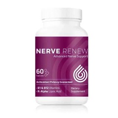 NERVE RENEW Advanced Nerve Support – with R-Alpha Lipoic Acid | Pack of 1 F/S