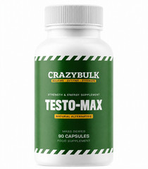 CrazyBulk Testo-Max Testosterone Booster – Bodybuilding Muscle Growth Pack Of 2