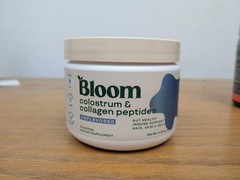 Bloom Colostrum & Collagen Peptides Unflavored 4.16 Oz EXP Jan 2027