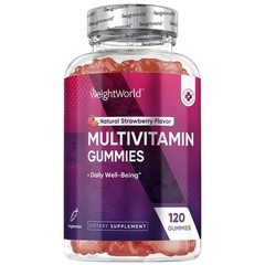 WeightWorld Adult Multivitamin Gummies for Women & Men 120 Count (Pack of 1)